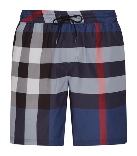 cheap burberry swimming trunks|burberry check drawcord swim shorts.